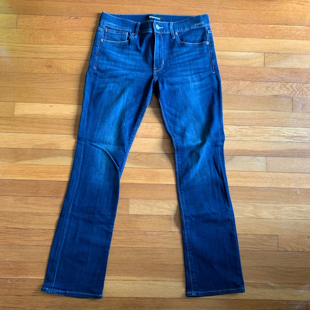 Express Barely Boot Jeans
